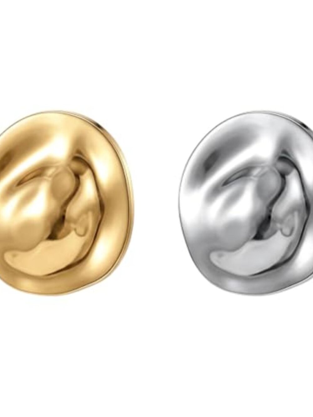 2 PCS Gold/Silver Brooch Pins for Women Vintage Metal Brooches | Geometric Lapel